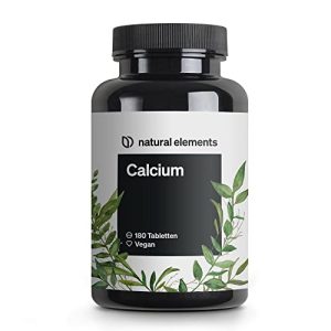 Calcium natural elements Tabletten, 800 mg Kalzium aus Carbonat