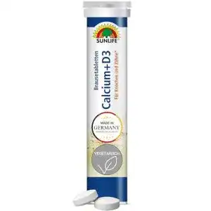 Calcium sunlife brausetabletten d3 1x 20 stueck