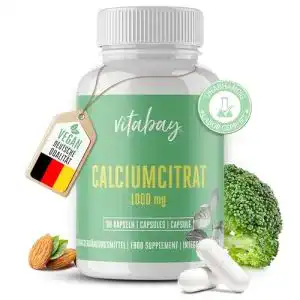 Calcium vitabay hochdosiert 1000mg vegan 90 kapseln