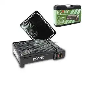 Camping grill rsonic tragbarer butangas gasgrill mit grillrost