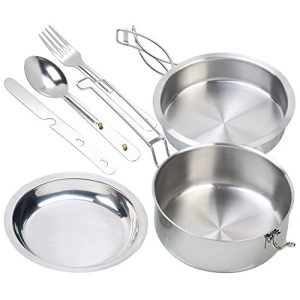 Camping cookware stainless steel