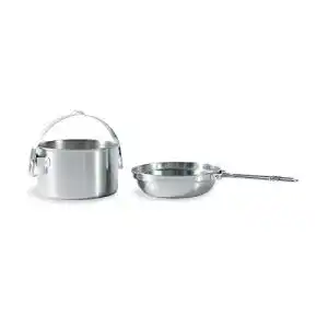 Camping kochgeschirr edelstahl tatonka camping kochset kettle