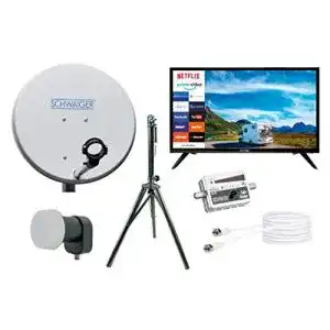 Camping sat anlage schwaiger tvset3 sat camping set