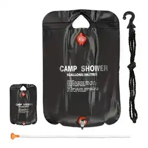 Campingdusche relaxdays solardusche camping schwarz 20 l
