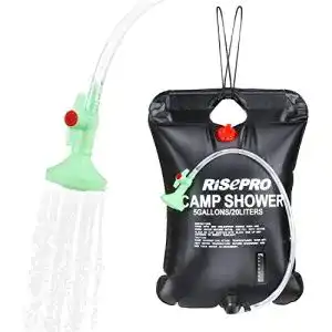 Campingdusche risepro solar dusche tasche 5 gallonen 20l solar