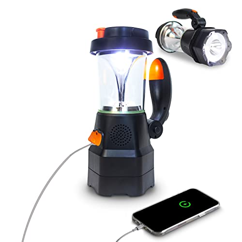 Campinglampe SELBST-SICHER 4in1 LED Laterne mit Batterie