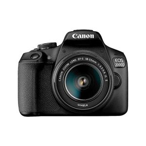 Canon-Digitalkamera Canon EOS 2000D APS-C DSLR-Kamera mit EF-S - canon digitalkamera canon eos 2000d aps c dslr kamera mit ef s