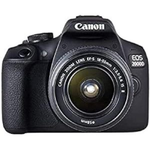 Canon-Digitalkamera Canon EOS 2000D Kit 18-55mm IS II - canon digitalkamera canon eos 2000d kit 18 55mm is ii