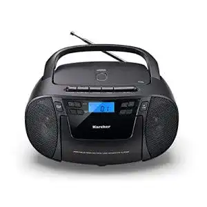 Cd player mit kassettendeck karcher rr 5045 tragbares cd radio