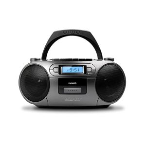 CD-Radio Aiwa BBTC-550BK tragbares Radio mit CD, Bluetooth - cd radio aiwa bbtc 550bk tragbares radio mit cd bluetooth