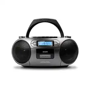 Cd radio aiwa bbtc 550bk tragbares radio mit cd bluetooth