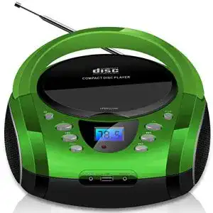 Cd radio cyberlux tragbare boombox cd cd r usb fm radio