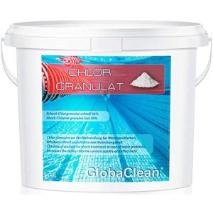 Chlorgranulat GlobaClean 5 kg für Pool, organisch, Schnell Schock