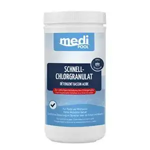 Chlorgranulat powerhaus24 organisch 1kg schnell loeslich