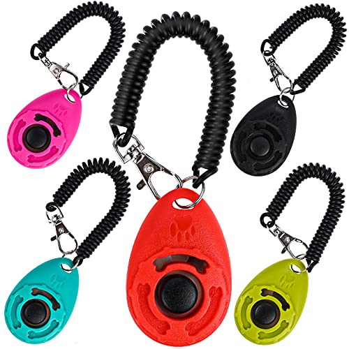 Clicker Faburo Profi Hunde, 5PCS Profi Hunde Klickertraining