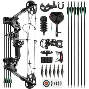 Compoundbogen the7box compound bogen und pfeil set