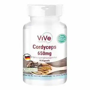 Cordyceps vive supplements 650 mg 90 kapseln pilzpulver