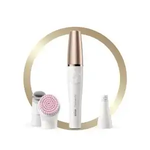 Damenrasierer gesicht braun facespa pro beauty set