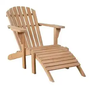 Deckchair teak mr deko sonnenliege adirondack montreal