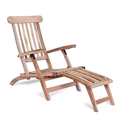 Deckchair Teak Outliv Bounty – Gartenliege aus Eco-Teak
