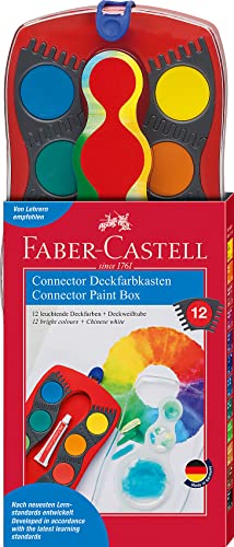 Faber-Castell 125030 boîte de peinture opaque – boîte de peinture CONNECTEUR