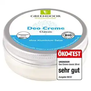 Deo greendoor creme ohne aluminium alkohol vegan 50ml