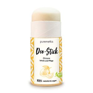 Deo-Stick puremetics Zero Waste „Zitrone“ Bio | 100% natürlich