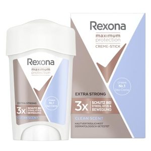 Deo-Stick Rexona Maximum Protection Deo Creme Clean Scent - deo stick rexona maximum protection deo creme clean scent