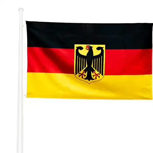 Deutschlandflagge KliKil 90×150 cm aus Polyester