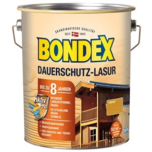 Dickschichtlasur Bondex Dauerschutz Lasur Kiefer 4 L für 52 m²