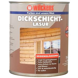 Dickschichtlasur Wilckens Holzschutz seidenglänzend, 750 ml, Nussbaum