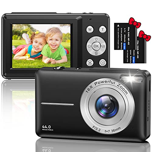 Digitalkamera YLSHGXFC, HD 1080P 44MP Kompaktkamera, Mini