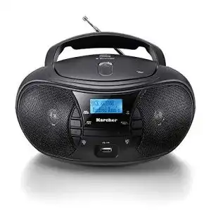 Digitalradio mit cd player karcher rr 5028d tragbares cd radio