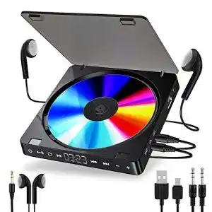 Discman gueray tragbarer cd player 1200 mah