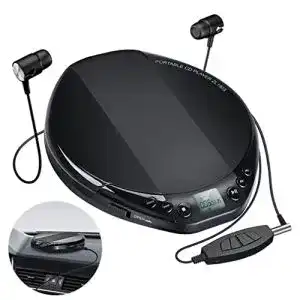 Discman gueray tragbarer cd player mit kopfhoerer tragbar