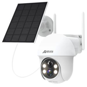 Dome-Kamera ANRAN 2K HD Überwachungskamera Aussen Akku WLAN, 360 °