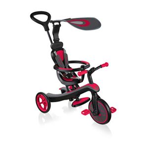 Trehjuling Globber EXPLORER TRIKE 4in1 barnvagn och balanscykel