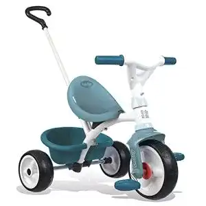 Dreirad smoby be move blau kinder mit schubstange sitz