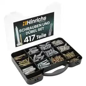 Duebel hinrichs 417 tlg schrauben set aufbewahrungskoffer