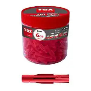 Duebel tox allzweck tri 6 x 36 mm in runddose