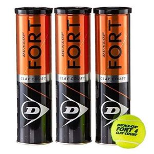 Dunlop-Tennisbälle DUNLOP FORT CLAY COURT Packung mit 12 Bolas