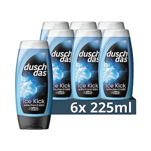 Suihkugeeli miesten Duschdas 2-in-1 suihkugeeli ja shampoo Ice Kick -suihkukylpy