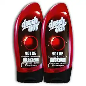 Duschgel herren duschdas 2x duschgel shampoo 2in1 noire je 250ml