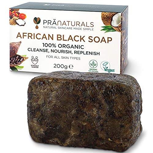 Duschseife PraNaturals Organisch Afrikanische Schwarze Seife