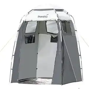 Duschzelt skandika camping grosses umkleidezelt mit 230 cm
