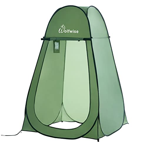 Duschzelt Wolfwise Pop up Toilettenzelt Umkleidezelt, Camping Outdoor