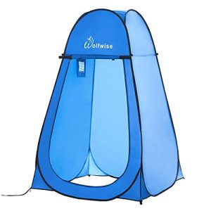 Duschzelt Wolfwise Pop up Toilettenzelt Umkleidezelt, Camping Outdoor