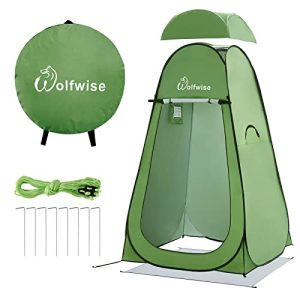 Duschzelt Wolfwise Pop up Umkleidezelt Toilettenzelt, Camping Mobile