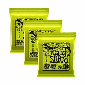 E gitarren saiten ernie ball super slinky 3er set