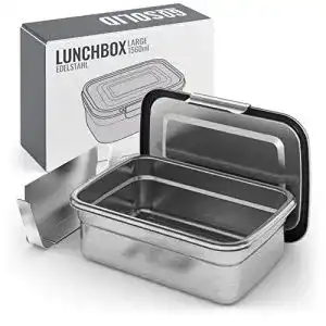 Edelstahl brotdose gosolid edelstahl lunchbox 1560ml auslaufsicher
